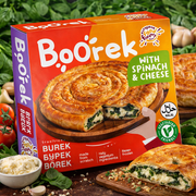 Boorek Burek Spinach & Cheese 600 g — authentic frozen from Bosnia and Herzegovina | Hamilton Euromarket