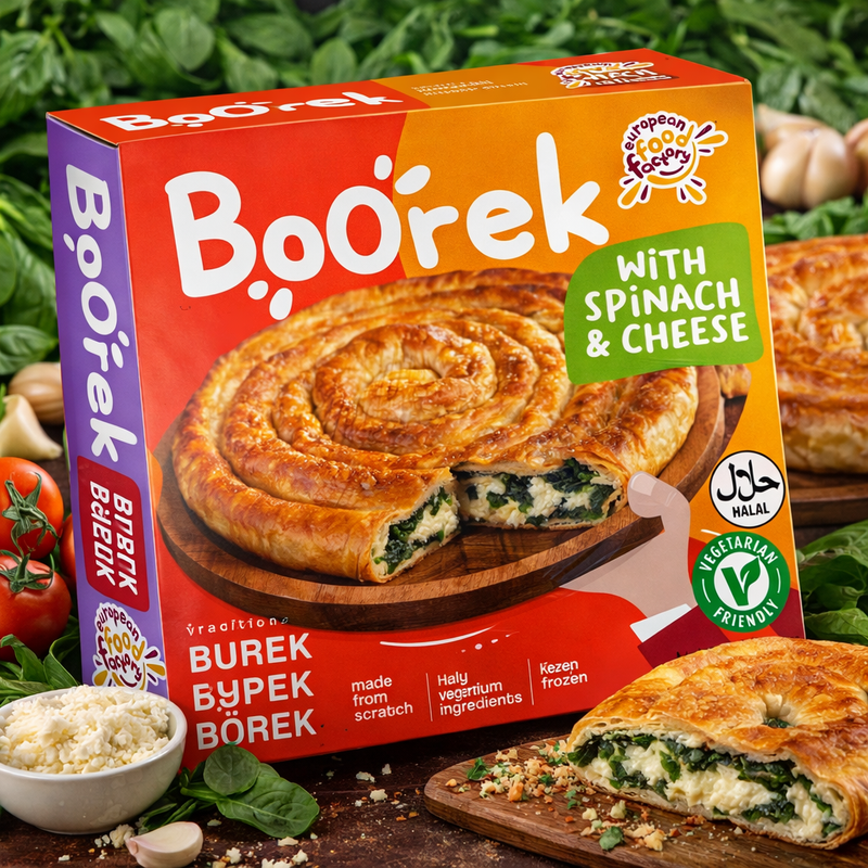 Boorek Burek Spinach & Cheese 600 g