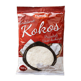 Yumis Coconut Flour, Serbian Pantry Staple 100g (3.5oz)