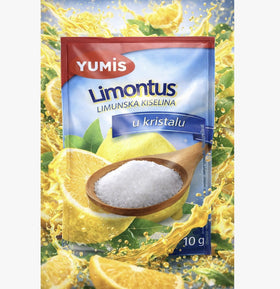 Yumis Limontus Citric Acid, Serbian Pantry Staple 10g (0.4oz)