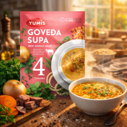 Yumis Domaca Beef Noodle Soup 65 g — authentic pantry from Serbia | Hamilton Euromarket
