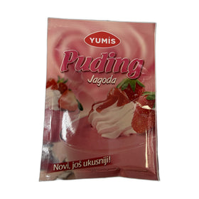 Yumis Strawberry Pudding Mix, Serbian Dessert 40g (1.4oz)