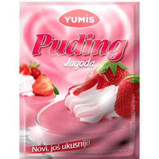 Yumis Strawberry Pudding Mix, Serbian Dessert 40g (1.4oz) | HE gallery 8600101468468 #3