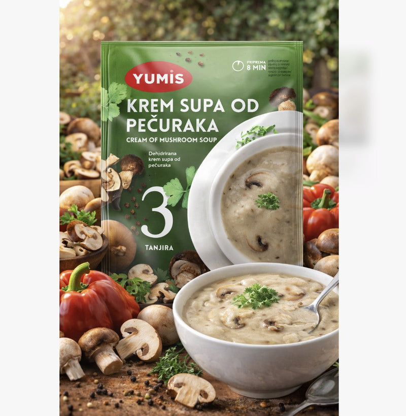 Yumis Mushroom Cream Soup Mix 53 g