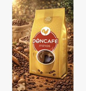 Doncafe Minas Ground Coffee, Serbian Roast 500g (1.1lb)