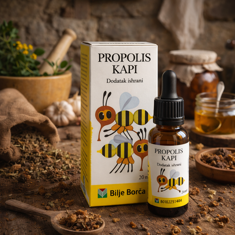 Bilje Borča Propolis Kapi Drops 20 ml