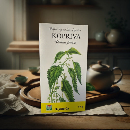 Bilje Borča Herbal Tea from Nettle Leaf 50g — authentic beverage from Serbia | Hamilton Euromarket