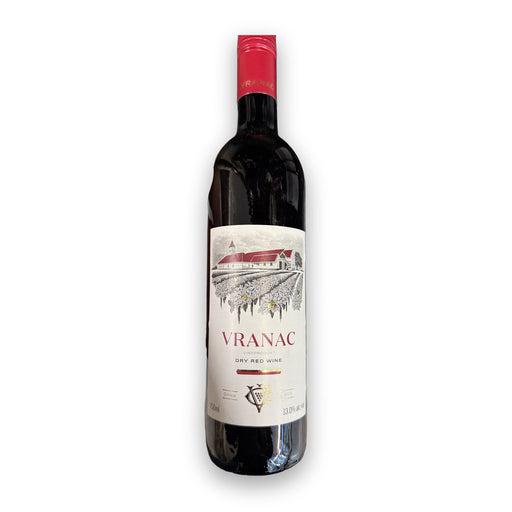 Vranac Dry Red Wine 13% 750ml