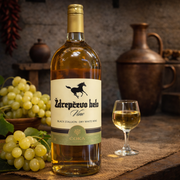 Coka Zdrepcevo Belo Black Stallion Dry White Wine 1 L — authentic alcohol from Serbia | Hamilton Euromarket