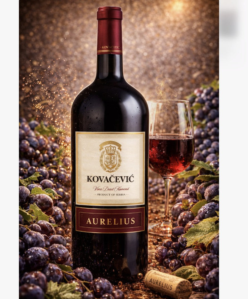 Kovacevic Aurelius Dry Red Wine 750 ml 14.5% ABV