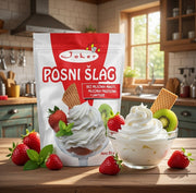 Joker Lenten White Whipped Cream Powder Posni Slag 55 g — authentic baking from Serbia | Hamilton Euromarket