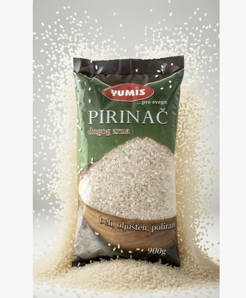 Yumis Long Grain White Rice 900 g