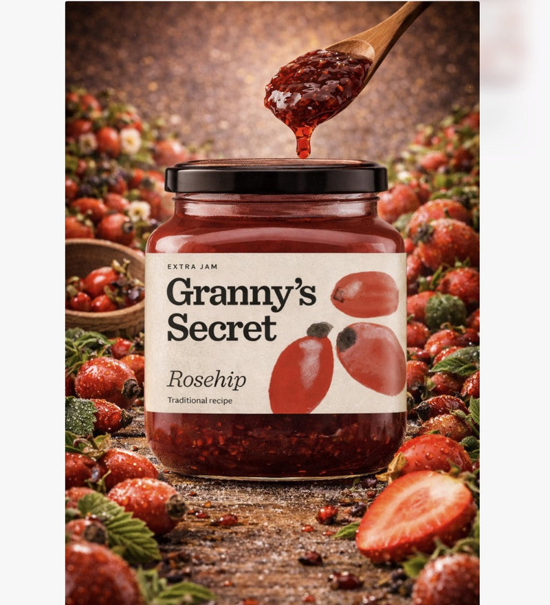 Granny's Secret Rosehip Extra Jam 670 g