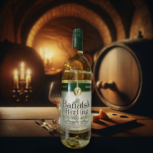 Banatski Riesling White Wine 1 Ltr — authentic alcohol from Serbia | Hamilton Euromarket