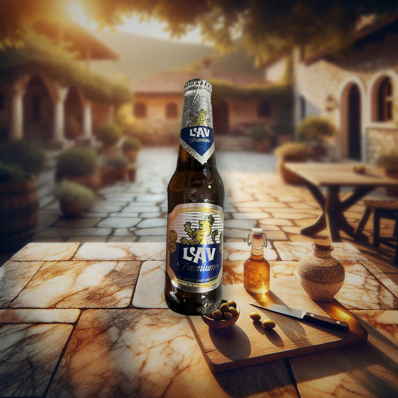 Lav Premium Beer 330ml — authentic alcohol from Serbia | Hamilton Euromarket