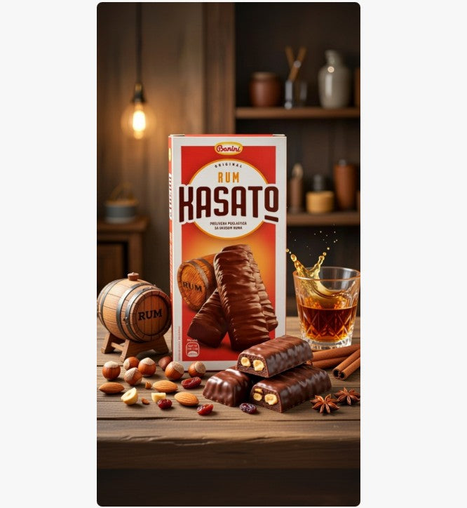 Banini Kasato Rum Wafer Dessert 120 g