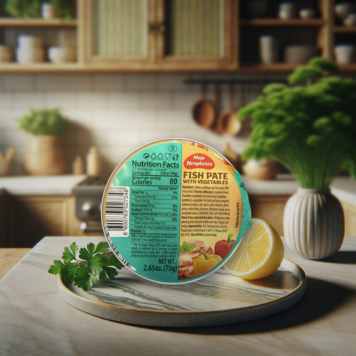 Moja Neoplanta Fish Pate With Vegetables 2.65oz — authentic pantry from Serbia | Hamilton Euromarket