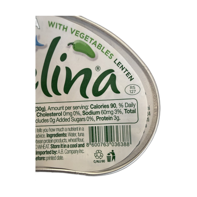 Patelina Tuna with Vegetables 60g | Hamilton Euromarket