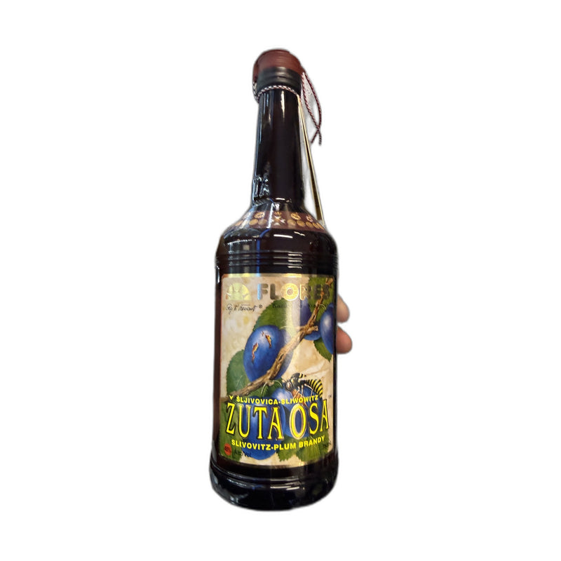 Flores Yellow Wasp Slivovitz Plum Brandy 750ml | Hamilton Euromarket