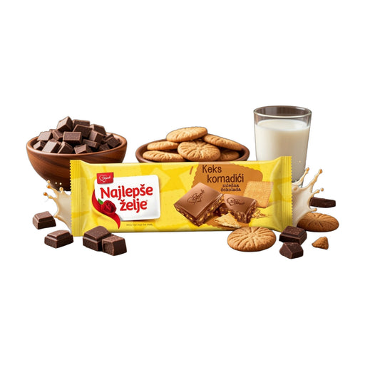 Stark Najlepse Zelje Chocolate with Biscuit 250 g | Hamilton Euromarket