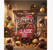 Stark Choco Smoki Chocolate-Covered Peanut Flips 40 g — authentic snack from Serbia | Hamilton Euromarket