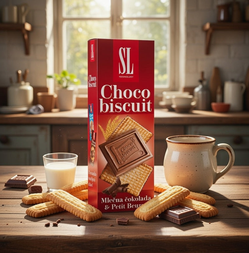Sl Choc Biscuit 125 g