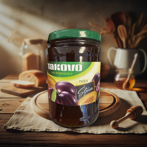 Takovo Plum Jam 700g — authentic pantry from Serbia | Hamilton Euromarket
