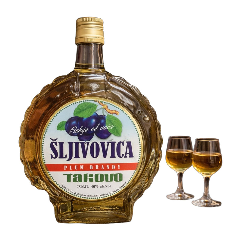 Takovo Sljivovica Plum Brandy 750 mL | Hamilton Euromarket