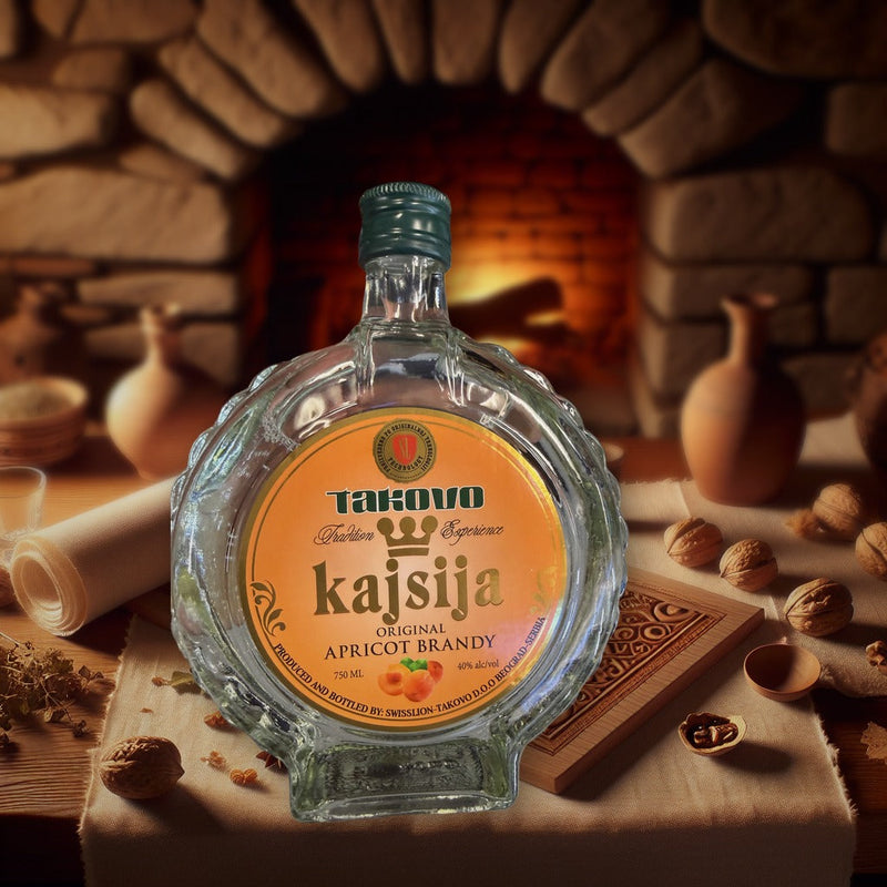 Takovo Original Apricot Brandy 750ml — authentic alcohol from Serbia | Hamilton Euromarket