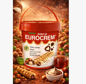 Swisslion Eurocrem Hazelnut & Cocoa Spread, Serbian Original 1kg (2.2lb)