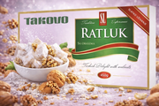 Takovo Walnut Turkish Delight Lokum Ratluk 450 g — authentic snack from Turkey | Hamilton Euromarket