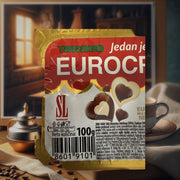 Takovo Eurocrem Milk And Cocoa Spread 100 g — authentic pantry from Serbia | Hamilton Euromarket