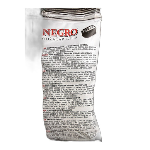 Pionir Negro Hard Filled Licorice Candy with Mint, Serbian 100g (3.5oz) | HE gallery 8602300204137 #2