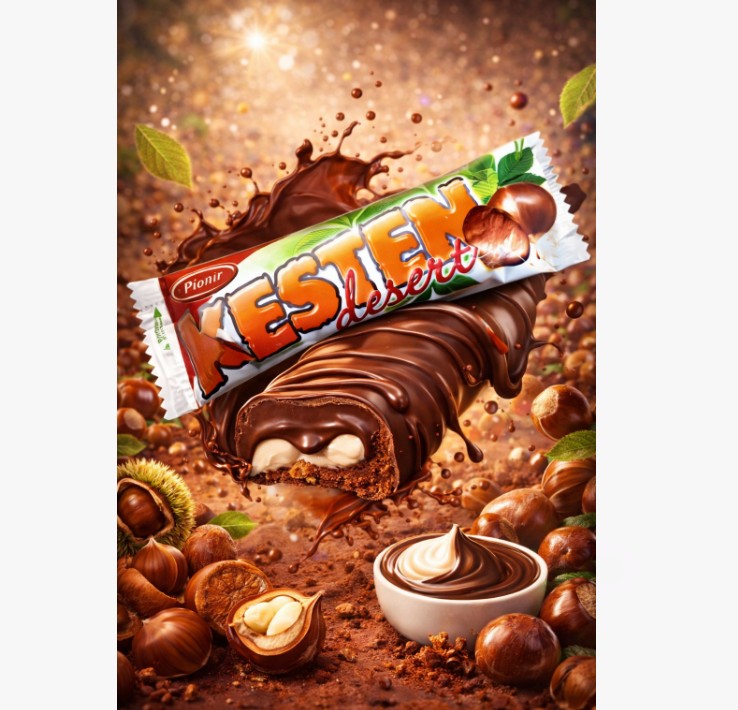 Pionir Kesten Chestnut and Chocolate Dessert Bar 30 g