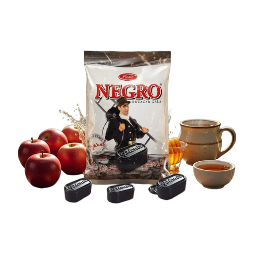 Pionir Negro Hard Candy Menthol & Licorice 800 g | Hamilton Euromarket