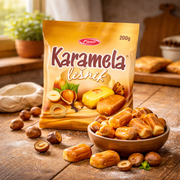 Pionir Karamela Lesnik Hazelnut Milk Caramels 200 g — authentic snack from Serbia | Hamilton Euromarket