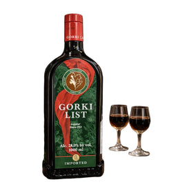 Gorki List Herbal Liqueur, Serbian Original 1L (33.8fl oz)