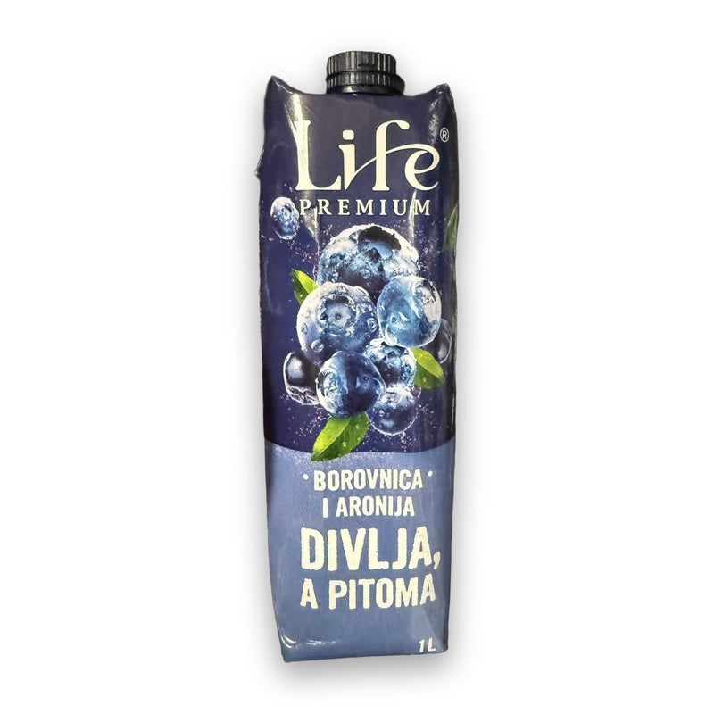 Life Premium Blueberry & Chokeberry Juice 1L