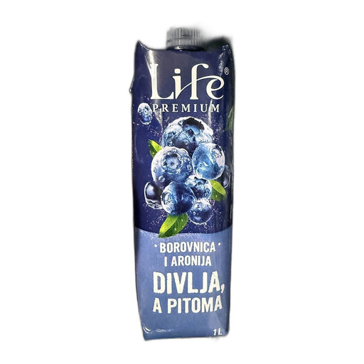 Life Premium Blueberry & Chokeberry Juice 1L (33.8fl oz) | HE gallery 8606004251565 #2