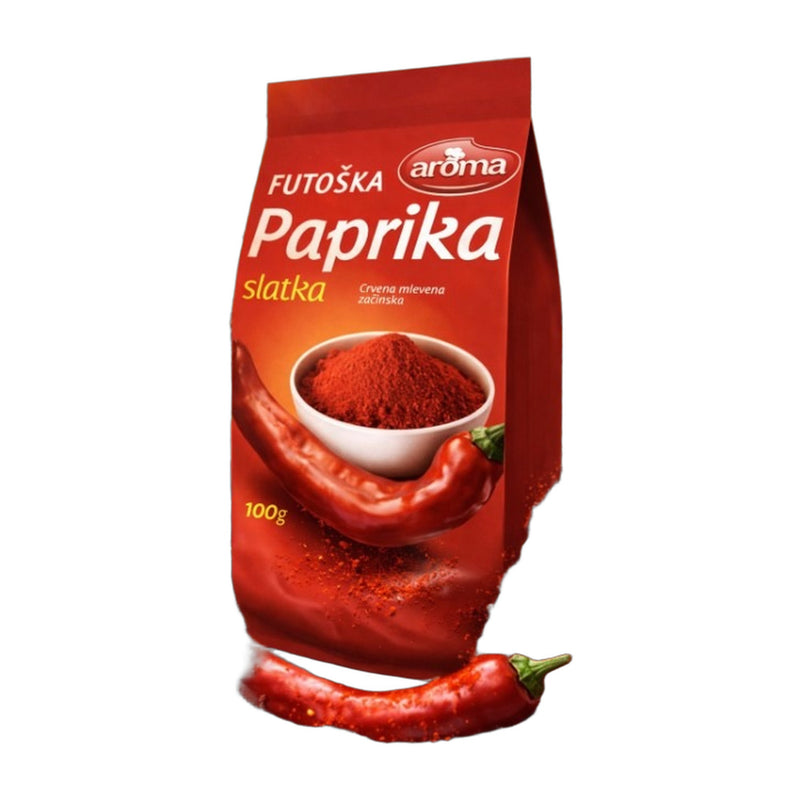 Aroma Futoska Hot Ground Red Pepper Paprika 100 g | Hamilton Euromarket