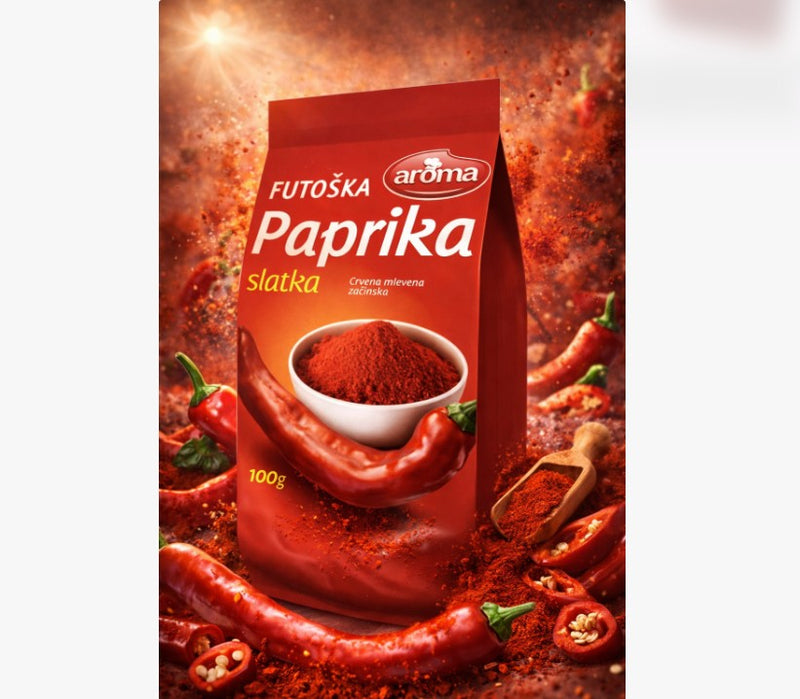 Aroma Futoska Hot Ground Red Pepper Paprika 100 g