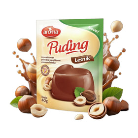 Aroma Futog Hazelnut Pudding Mix, Serbian Dessert 40g (1.4oz)
