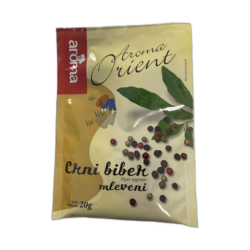 Aroma Orient Black Ground Pepper 20g | Hamilton Euromarket