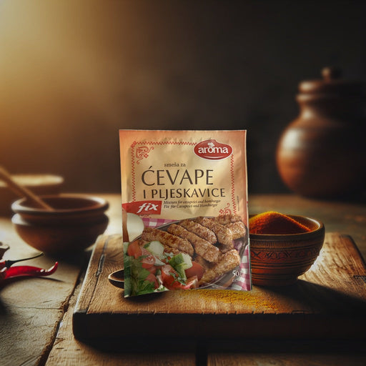 Aroma Mixture For Cevapcici And Hamburger Fix 50g — authentic pantry from Serbia | Hamilton Euromarket