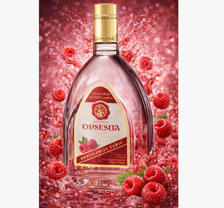 Destilerija Zaric Opsesija Raspberry Brandy 750 ml