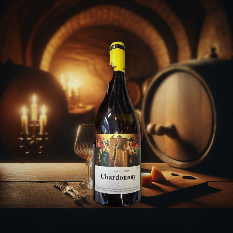 Zvonko Bogdan Chardonnay Dry White Wine 750 mL — authentic alcohol from Serbia | Hamilton Euromarket
