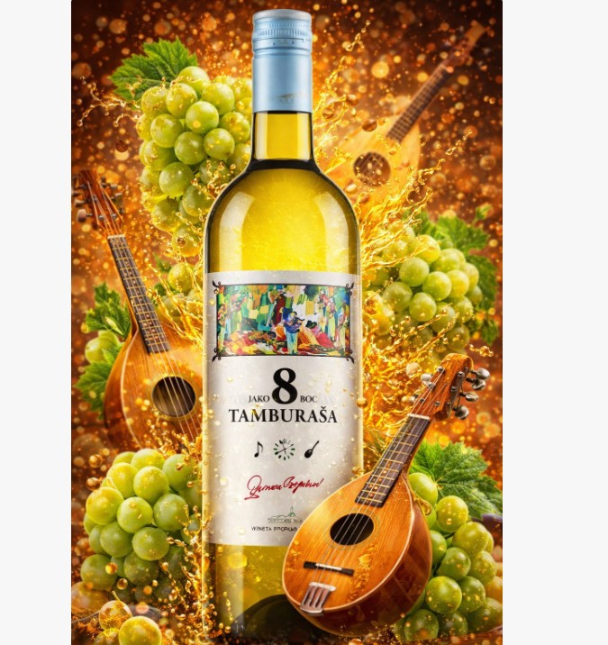 Zvonko Bogdan 8 Guitar Players Dry White Blend 750 ml 12.5% ABV