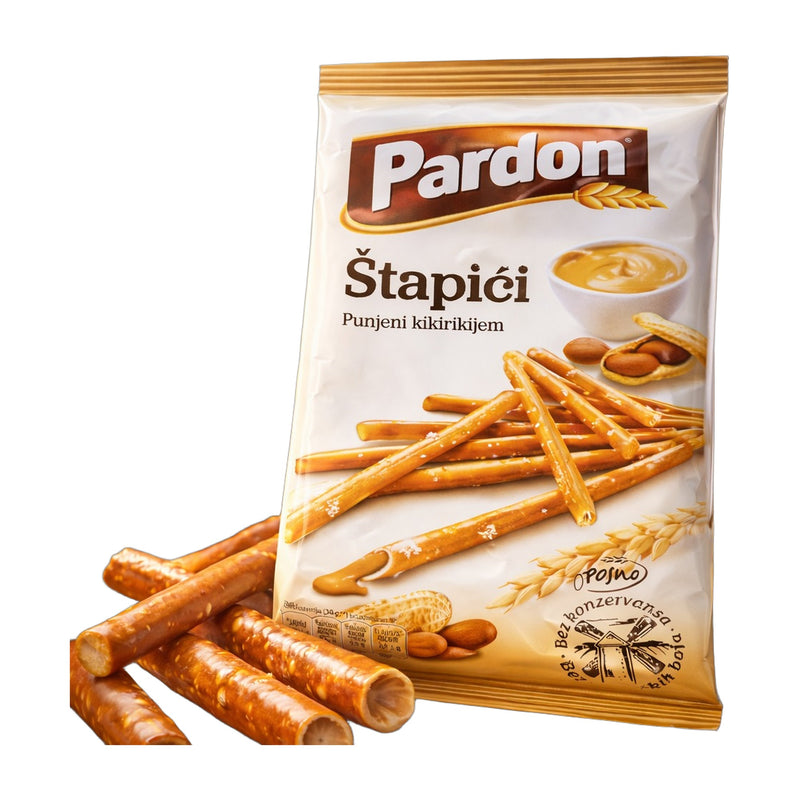 Pardon Peanut Filled Pretzel Sticks 40 g | Hamilton Euromarket