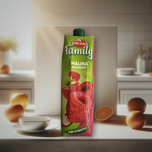 Nectar Family Raspberry Nectar 1l — authentic beverage from Serbia | Hamilton Euromarket