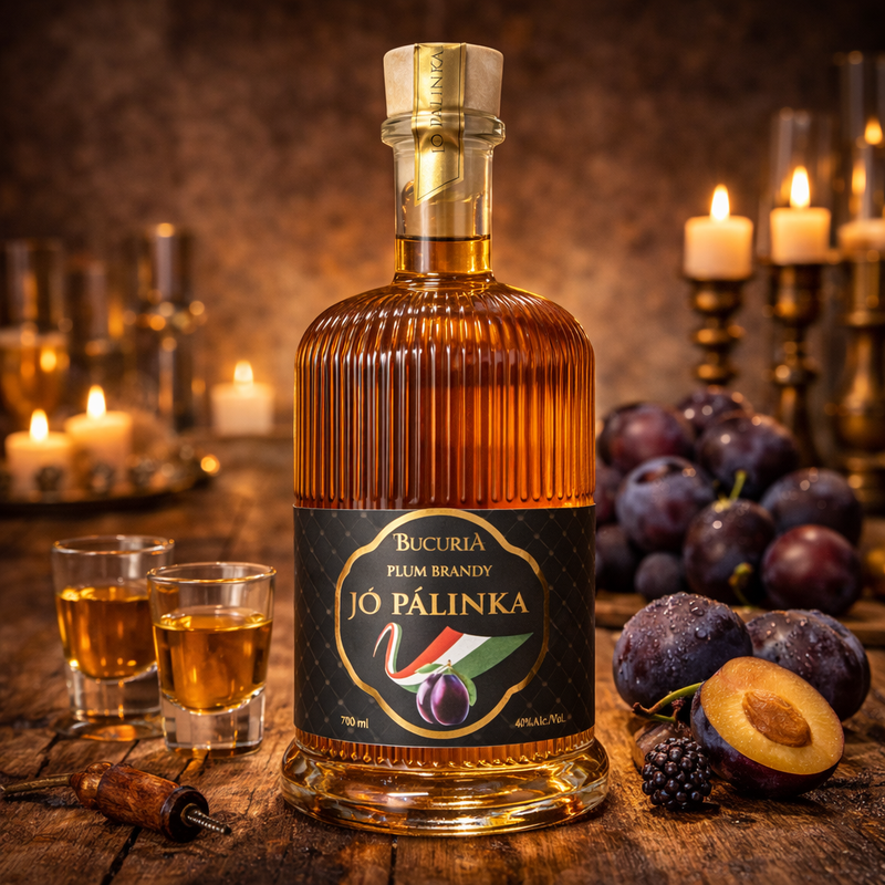 Bucuria Io Palinka Plum Brandy 700 ml